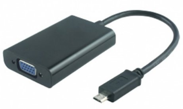 کابل -مبدل -رابط--تبدیل پورت ها بافو-BAFO MHL Micro USB 11 pin to VGA Adapter BF-2646