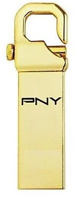 حافظه فلش / Flash Memory  -PNY  16GB - Hook Attache Gold Edition