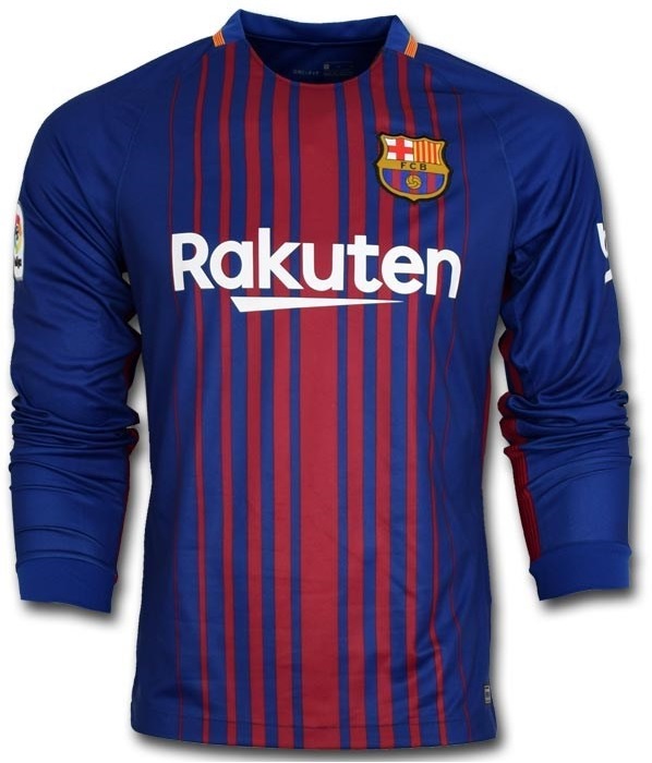 لباس فوتبال و لوازم  برند نامشخص-- پیراهن تمرینی بارسلونا مدل Home-L2018