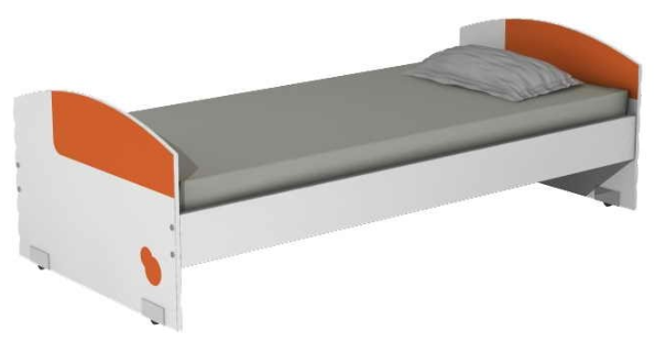 سرویس خواب نوجوان -کمجا چوب تخت نوجوان کوتاه چرخدار جدید پردیس (بدون تشک)