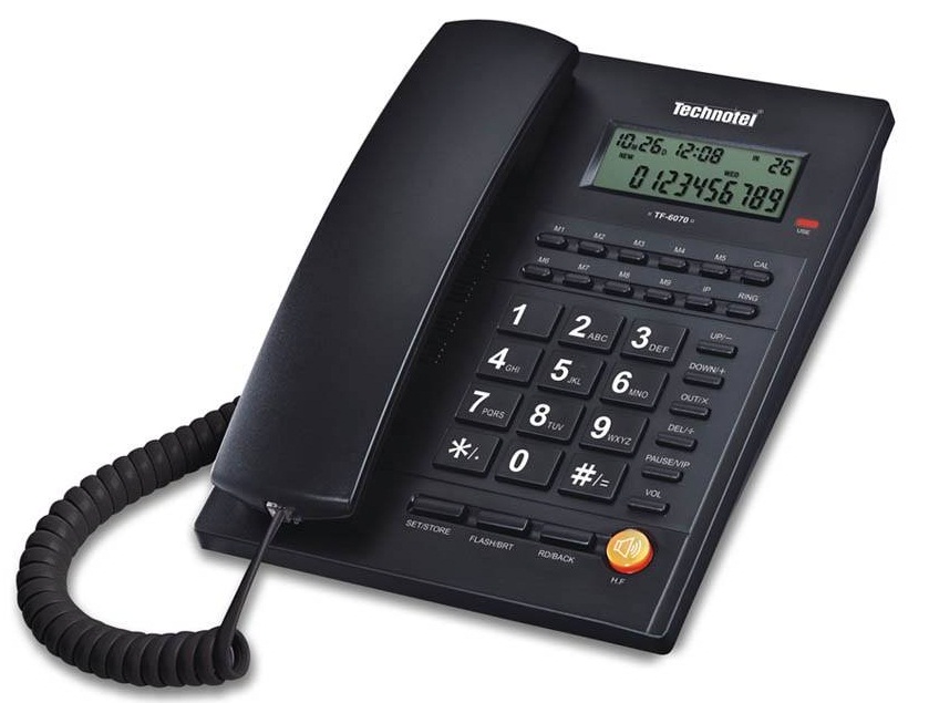 دستگاه تلفن رومیزی/اداری technotel-تکنوتل مدل 6070 