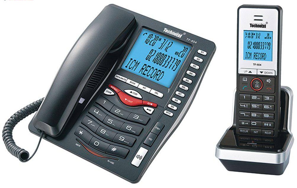 دستگاه تلفن رومیزی/اداری technotel-تکنوتل مدل TF-604 