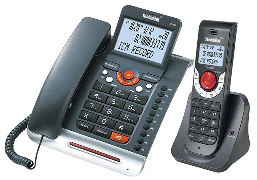 دستگاه تلفن رومیزی/اداری technotel-تکنوتل مدل TF-607 