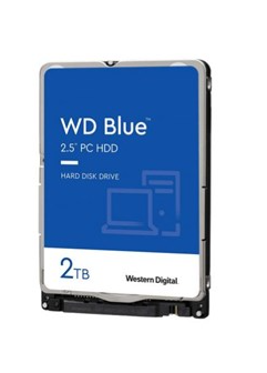 هارد ديسك لپ تاپ وسترن ديجيتال-Western Digital هارددیسک اینترنال نوت بوکی  مدل Blue ظرفیت 2 ترابایت - 2TB