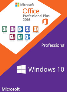 ویندوز اورجینال مايكروسافت-Microsoft Windows 10 Pro N-Office 2016 Pro Plus