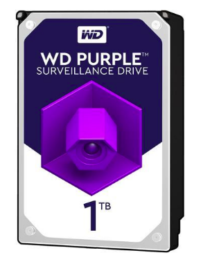 هارد مخصوص دوربین مدار بسته وسترن ديجيتال-Western Digital 1TB-WD Purple Surveillance -5400 RPM -SATA 6- 64MB -WD10PURZ