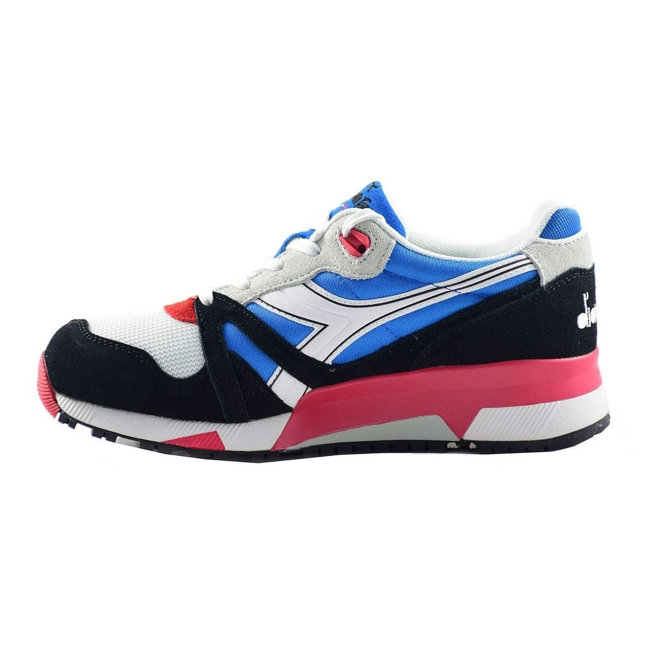 کفش ورزشی زنانه دیادورا-Diadora کفش مخصوص پیاده روی زنانه کد 2-3719 - مشکی سفید آبی قرمز 