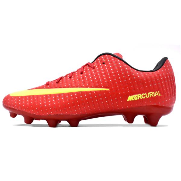 کفش -استوک  فوتبال برند نامشخص-- کفش فوتبال مردانه کد M100 - قرمز روشن