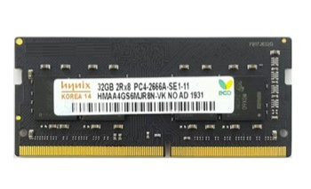 حافظه رم لپ تاپ - RAM هاینیکس-Hynix 32 گیگ - PC4-21300 32GB 2666Mhz 1.2V 