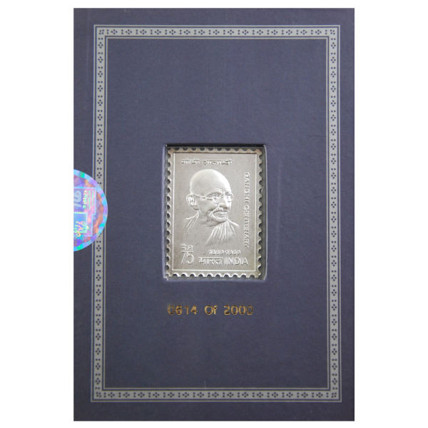تمبرهای کلکسیونی برند نامشخص-- تمبر یادبود خانه سکه ایران طرح مهاتما گاندی مدل 3497-5