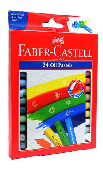 پاستل فابرکاستل-Faber-Castell پاستل روغنی 24 رنگ کد 94031