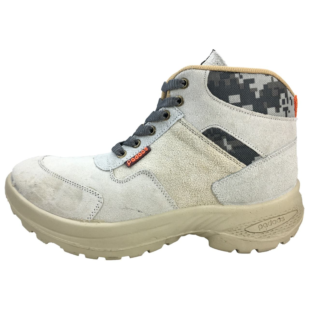 کفش کوه و پیاده روی برند نامشخص-- کفش مردانه کوهنوردی اسلوبی مدل کوهستان کد2543 -کرم روشن - اشبالت