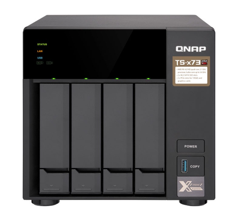 ذخیره ساز تحت شبکه -NAS کیونپ-QNAP ذخیره ساز تحت شبکه مدل TS-473-4G