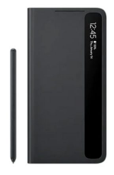 کیس -كيف -قاب-کاور  گوشی موبایل سامسونگ-Samsung Smart Clear View Cover For Samsung Galaxy S21 Ultra 5G with spen