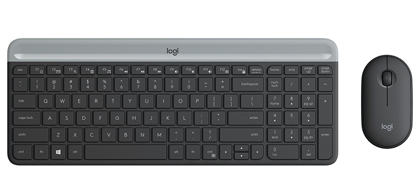 كيبورد + موس لاجيتك-Logitech  MK470 SLIM Wireless Keyboard and Mouse