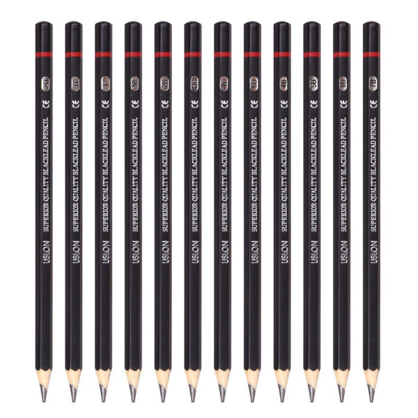 مداد طراحی برند نامشخص-- مداد طراحی اوسلون مدل Giaded Pencil مجموعه 12 عددی