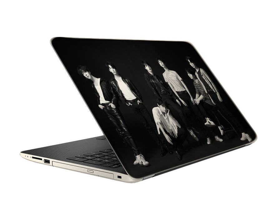 پوسته -اسکین لپ تاپ-نوت بوک برند نامشخص-- استیکر لپ تاپ طرح BTS مدل TIE433 مناسب برای لپ تاپ 15.6 اینچ