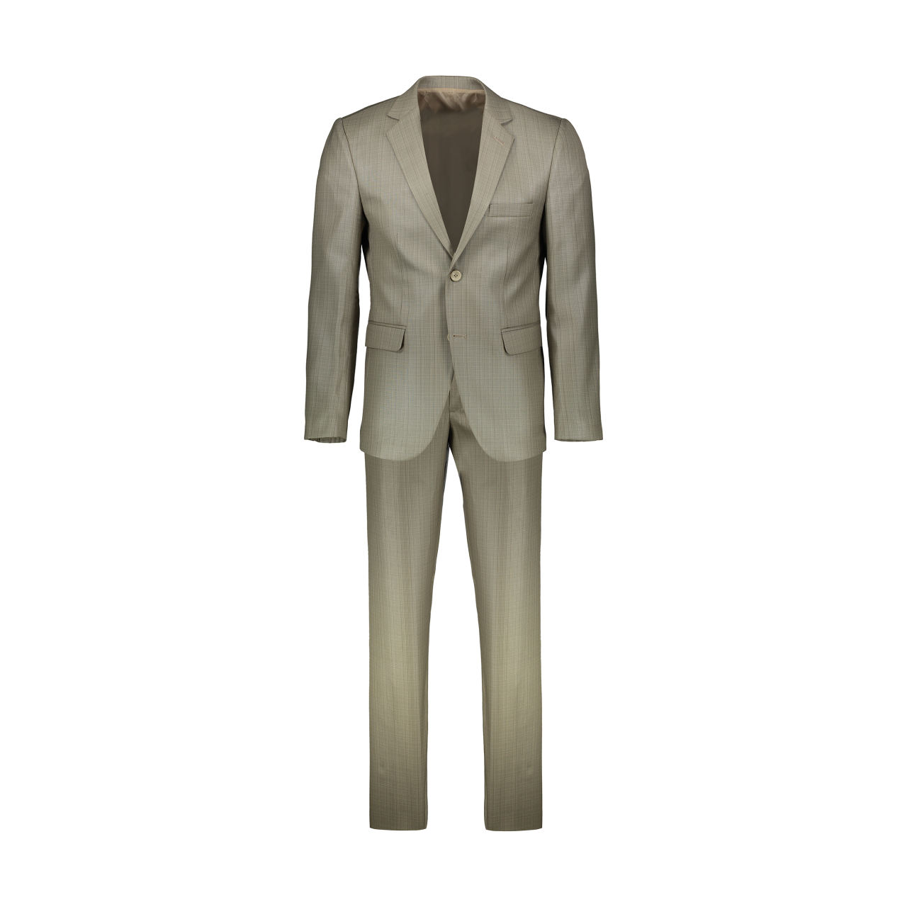 کت و شلوار مردانه -لباس مردانه - کت و شلوار مردانه مدل N1707 - خاکی روشن
