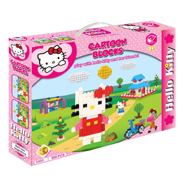 اسباب بازی ساختنی برند نامشخص-- ساختنی پویا تویز مدل Hello Kitty کد 1-9966