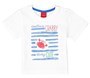 تی شرت نخی نوزادی پسرانه - رنگ سفید - 4783