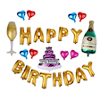 بادکنک فویلی مدل Happy Birthday021 مجموعه 24 عددی