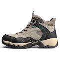  کفش کوهنوردی مردانه مدل2-210337A -کرم نسکافه ای مشکی -چرم مصنوعی