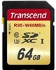  Transcend Ultimate UHS-I U3 Class 10 95MBps SDXC - 64GB