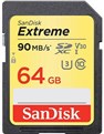 64GB - Extreme V30 UHS-I U3 Class 10 600X 90MBps SDXC