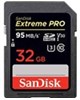 SanDisk 32GB-Extreme Pro V30 UHS-I U3 Class 10 633X 95MBps SDHC