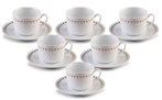 سرویس چای خوری 12 پارچه سری رادیانس مدل Goldenray درجه یک