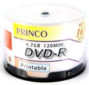 دی وی دی خام پرینکو پرینتیبل مدل DVD-R بسته 50 عددی