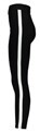  لگ زنانه کد 002-Black- رنگ مشکی با خط سفید