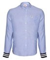  پیراهن مردانه مدل Martins کد 264B- طرح ساده رنگ آبی روشن