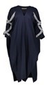  مانتو زنانه طرح هاوین مدل 1068-9-فرم کیمونو آزاد-رنگ سورمه ای