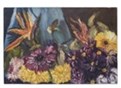  تابلو نقاشی طرح گل های زنده تکنیک رنگ روغن - مستطیل - کد A7