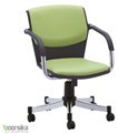  صندلی کارمندی و کارشناسی مدل ماکان1 - K 915 با روکش چرم یا پارچه
