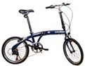  دوچرخه تاشو free size مدل سرمه ایregalia- سایز 16