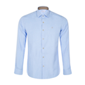  پیراهن مردانه کد 165217 - آبی روشن - ساده - آستین بلند