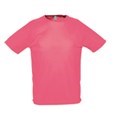  تی شرت مردانه مدل 153-11939-رنگ صورتی ساده یقه گرد آشتین کوتاه