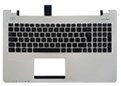  کیبوردبرای لپ تاپ ASUS-ایسوس S550 مشکی-با قاب C نقره ای