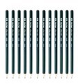  مداد مشکی مدل Graphite Pencil بسته 12 عددی