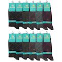 جوراب مردانه طرح ونیز کد PH52 مجموعه 12 عددی - رنگبندی متنوع