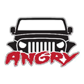 استیکر خودرو مدل Angry