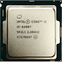  پردازنده 2.2 گیگاهرتز مدل CORE I5 6400T