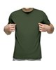  - تیشرت آستین کوتاه مردانه کد 1ZGR رنگ سبز ارتشی
