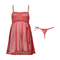 ست لباس خواب زنانه مدل 501 - قرمز