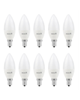  DELTA لامپ ال ای دی 7 وات مدل شمعی پایه E14  بسته 10 عددی شمعی