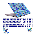  استیکر لپ تاپ مدل 5028 hk با برچسب حروف فارسی کیبورد-طرح کاشی