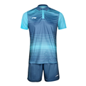  ست پیراهن و شورت ورزشی مردانه کد AATL097-1 - آبی با طرح سبزآبی