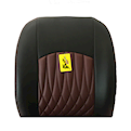  روکش صندلی خودرو جلوه bg14برای تیبا 2جنس چرم رنگ قهوه ای ماهگونی
